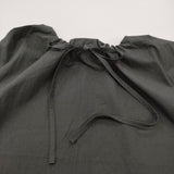 nicholson and nicholson バックリボン 七分袖 サイズ38 コットン ワンピース ブラック レディース ニコルソンアンドニコルソン【中古】6-0607M♪