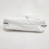mina perhonen piyon コットン us9818 刺繍 トートバッグ ホワイト レディース ミナペルホネン【中古】6-0826G∞