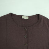 MARGARET HOWELL ウールシルク カシミヤ混 578-263016 プルオーバー セーター ニット パープル レディース マーガレットハウエル【中古】6-1014T∞