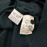 MARGARET HOWELL ウールシルク カシミヤ混 ポロシャツ 半袖 ニット ブルーグリーン レディース マーガレットハウエル【中古】6-0607S♪
