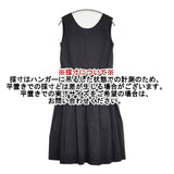 MARGARET HOWELL コットン ノースリーブドレス 578-256101 ワンピース ブラック レディース マーガレットハウエル【中古】6-0813M∞