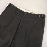 MARGARET HOWELL リネンウール トラウザーズ 578-142104 スラックス パンツ ブラック レディース マーガレットハウエル【中古】6-0813G∞