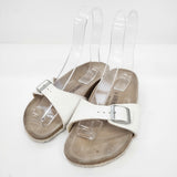 BIRKENSTOCK MADRID マドリッド 36 ナロー幅 サンダル シロ レディース ビルケンシュトック【中古】6-0528S◎