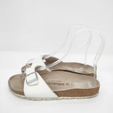 BIRKENSTOCK MADRID マドリッド 36 ナロー幅 サンダル シロ レディース ビルケンシュトック【中古】6-0528S◎