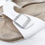 BIRKENSTOCK MADRID マドリッド 36 ナロー幅 サンダル シロ レディース ビルケンシュトック【中古】6-0528S◎