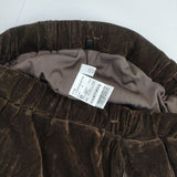 LOWRYS FARM カットベロアフレアパンツ フロッキー加工 パンツ ブラウン レディース ローリーズファーム【中古】6-1014T∞