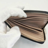 pochetteproject ポシェットプロジェクト レザー L字型 財布 ウォレット コインケース ブラック レディース【中古】6-0628G∞