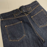 かぐれ 5PK デニムパンツ 定価16500円 GA05-24M008 日本製 サイズ2 デニムパンツ ブルー レディース かぐれ/KAGURE【中古】6-0726G∞