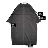ICHI 撥水加工 コットンナイロン ワンピース 定価14300円 LT/V231009 ワンピース ブラック レディース イチ【中古】6-0803M∞