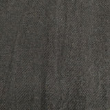 pas de calais ウールリネン ショールカラー 羽織り ロングカーディガン ガウン ベルト付き コート チャコールグレー レディース パドカレ【中古】6-1014T∞