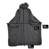 Y-3 ワイドシルエット サイズXS ナイロン コート ブラック レディース ワイスリー/Yohji【中古】6-0603M♪