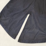 KAPITAL KOUNTRY 新品 インディゴ染め 藍染 燕尾 サイズ0/XS パッチワーク 長袖シャツ ネイビー レディース キャピタルカントリー【中古】6-0619M♪