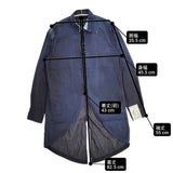 KAPITAL KOUNTRY 新品 インディゴ染め 藍染 燕尾 サイズ0/XS パッチワーク 長袖シャツ ネイビー レディース キャピタルカントリー【中古】6-0619M♪