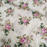 leur logette 新品 3ET DEMI別注 print gather skirt 花柄 定価53900円 ティアード ロングスカート オフホワイト レディース ルール ロジェット/ルル ロジェッタ【中古】6-0603M♪
