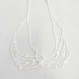 FOR Flower of Romance 新品 レースネックレス 定価16500円 2601-FA12 ネックレス シロ レディース フォーフラワーズオブロマンス【中古】6-0528G◎