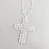 FOR Flower of Romance 新品 レースネックレス 定価16500円 2601-FA12 ネックレス シロ レディース フォーフラワーズオブロマンス【中古】6-0528G◎
