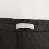 fog linen work リネンサロペット Mari マリ リトアニアリネン 定価22550円 サロペット ブラック レディース フォグリネンワーク【中古】6-0612M♪