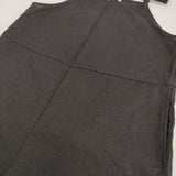 fog linen work リネンサロペット Mari マリ リトアニアリネン 定価22550円 サロペット ブラック レディース フォグリネンワーク【中古】6-0612M♪