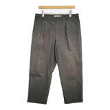 evam eva コットンシルクタックパンツ E191T030 日本製 サイズ1 パンツ チャコールグレー レディース エヴァムエヴァ【中古】6-0803G∞