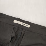 evam eva コットンシルクタックパンツ E191T030 日本製 サイズ1 パンツ チャコールグレー レディース エヴァムエヴァ【中古】6-0803G∞