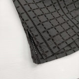 Mint Designs 新品 カットワーク 定価28600円 サイズ2 Uネック ブラウス シャツ ブラック レディース ミントデザインズ【中古】6-0626S♪