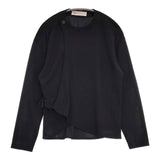 Mint Designs ブラウス ジョーゼットシャツカーディガン コットンポリエステル ジャケット ブラック レディース ミントデザインズ【中古】6-0803M∞
