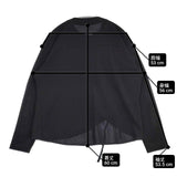 Mint Designs ブラウス ジョーゼットシャツカーディガン コットンポリエステル ジャケット ブラック レディース ミントデザインズ【中古】6-0803M∞