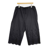 tricot COMME des GARCONS カットワーク刺繍 TG-P016 パンツ AD2020 ブラック レディース トリココムデギャルソン【中古】6-0722G∞