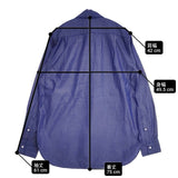 OLDMAN'S TAILOR サイズ36 コットン R&D.M.Co- 長袖シャツ ブルー ユニセックス オールドマンズテーラー【中古】6-0722M∞