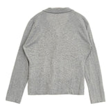 45R/45rpm アイスコットンCARDIGAN 定価29700円 サイズ2 カーディガン グレー レディース フォーティーファイブアールピーエム【中古】6-0808M∞