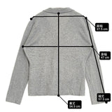 45R/45rpm アイスコットンCARDIGAN 定価29700円 サイズ2 カーディガン グレー レディース フォーティーファイブアールピーエム【中古】6-0808M∞