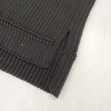 Mint Designs デザインリブニット 定価28600円 39212-KN2PO02 コットンポリエステル セーター ニット ブラック レディース ミントデザインズ【中古】6-0803M∞