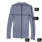 Mint Designs HAPPY MISTA リブニット 40223-KN1PO01 肩レース セーター ニット ブルーグレー レディース ミントデザインズ【中古】6-0803M∞