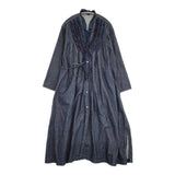 45R/45rpm 45プチデニムのフリルカシュクールドレス濃 定価57200円 ワンピース 24SS ネイビー レディース フォーティーファイブアールピーエム【中古】6-0603M♪