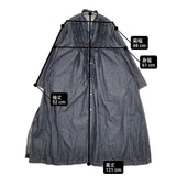 45R/45rpm 45プチデニムのフリルカシュクールドレス濃 定価57200円 ワンピース 24SS ネイビー レディース フォーティーファイブアールピーエム【中古】6-0603M♪