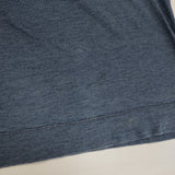 45R/45rpm インディゴ 四角Tシャツ 七分袖 コットン 日本製 サイズ2 Ｔシャツ カットソー ブルー レディース フォーティーファイブアールピーエム【中古】6-0620M△