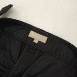 MARGARET HOWELL LIGHT COTTON LINEN TWILL 578-2143030 ベルト付き パンツ ブラック レディース マーガレットハウエル【中古】6-0722G∞
