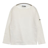 SAINT JAMES バスクシャツ ウェッソン 無地 T3 長袖Ｔシャツ カットソー ロンＴ ホワイト レディース セントジェームス【中古】6-0803M∞