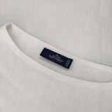 SAINT JAMES バスクシャツ ウェッソン 無地 T3 長袖Ｔシャツ カットソー ロンＴ ホワイト レディース セントジェームス【中古】6-0803M∞