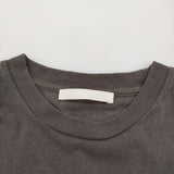 evam eva cotton half sleeve pullover コットンハーフスリーブプルオーバー サイズM 定価20900円 半袖Ｔシャツ カットソー 25SS グレー レディース エヴァムエヴァ【中古】6-0626S♪