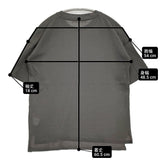 evam eva cotton half sleeve pullover コットンハーフスリーブプルオーバー サイズM 定価20900円 半袖Ｔシャツ カットソー 25SS グレー レディース エヴァムエヴァ【中古】6-0626S♪