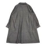 gungendo 綿シルク平織 チュニック常盤薄（ときわすすき） 定価39600円 ワンピース 25年 こいねず チャコールグレー レディース 群言堂【中古】6-0603M♪