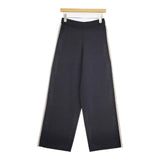 JOURNAL STANDARD ウォッシャブルトラックパンツ 定価12100円 サイドライン パンツ 24SS ブラック レディース ジャーナルスタンダード【中古】6-0722G∞