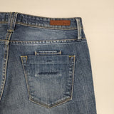 YANUK ボーイズスリム サイズ25 ケイ KAY 定価25300円 デニムパンツ ブルー レディース ヤヌーク【中古】6-0816G∞