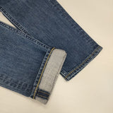 YANUK ボーイズスリム サイズ25 ケイ KAY 定価25300円 デニムパンツ ブルー レディース ヤヌーク【中古】6-0816G∞