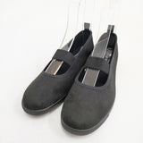 MOONSTAR SKOOLER BAND BALLET BLACKMONO バレエシューズ 定価5500円 23cm バレエシューズ クロ レディース ムーンスター【中古】6-0703G◎