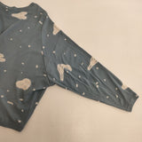 mina perhonen trois トロワ コットン ドルマンスリーブ 定価26400円 サイズ38 長袖Ｔシャツ カットソー ロンＴ ライトブルー レディース ミナペルホネン【中古】6-0722M∞