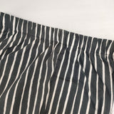 marimekko Jokapoika ヨカポイカ イージーパンツ ストレッチ ストライプ パンツ チャコールグレー ホワイト レディース マリメッコ【中古】6-0816G∞