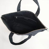 marimekko CLASSIC CANVAS BLACK UUSI MINI MATKURI キャンバス トートバッグ ブラック レディース マリメッコ【中古】6-0913G∞