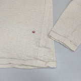 45R/45rpm ヘンプ ニット 長袖Ｔシャツ カットソー ロンＴ オフホワイト レディース フォーティーファイブアールピーエム【中古】6-0816M∞